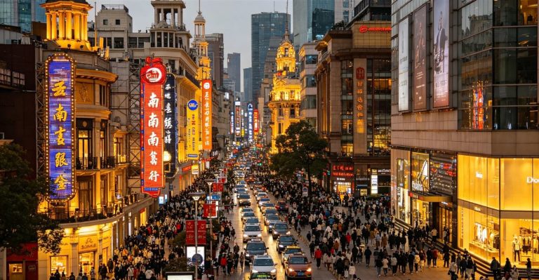 Nanjing Road в Шанхае: как пройти от People's Square к The Bund и не устать от толпы