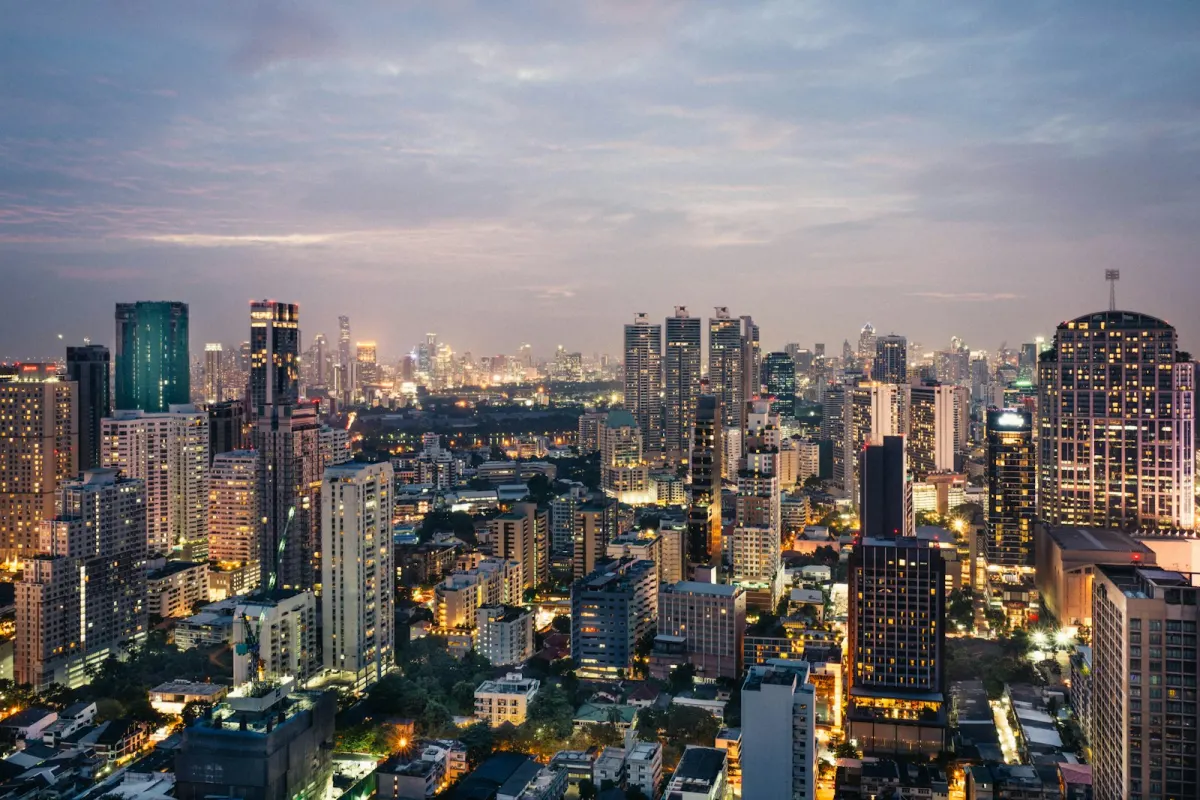 Walking route in Shanghai